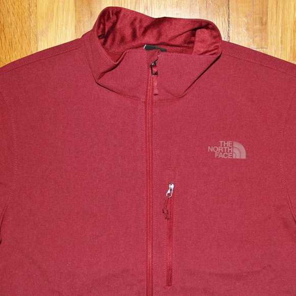 The North Face Apex Bionic Softshell Jacket Mens M L XL Cordovan Dark Heather - Picture 3 of 6